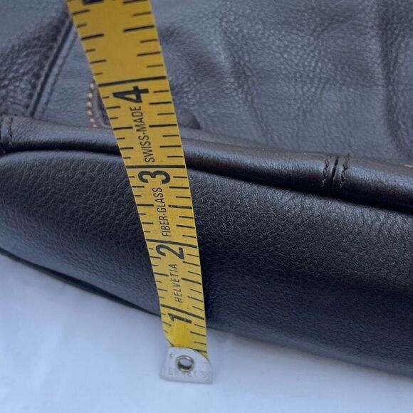 The Sak espresso brown leather crossbody. - Picture 8 of 9